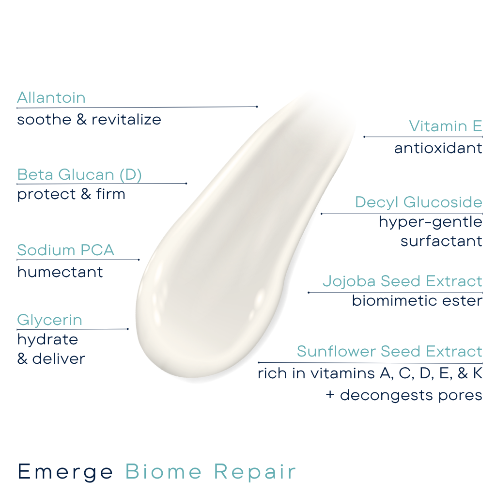 WISH Emerge Biome Repair Cleanser