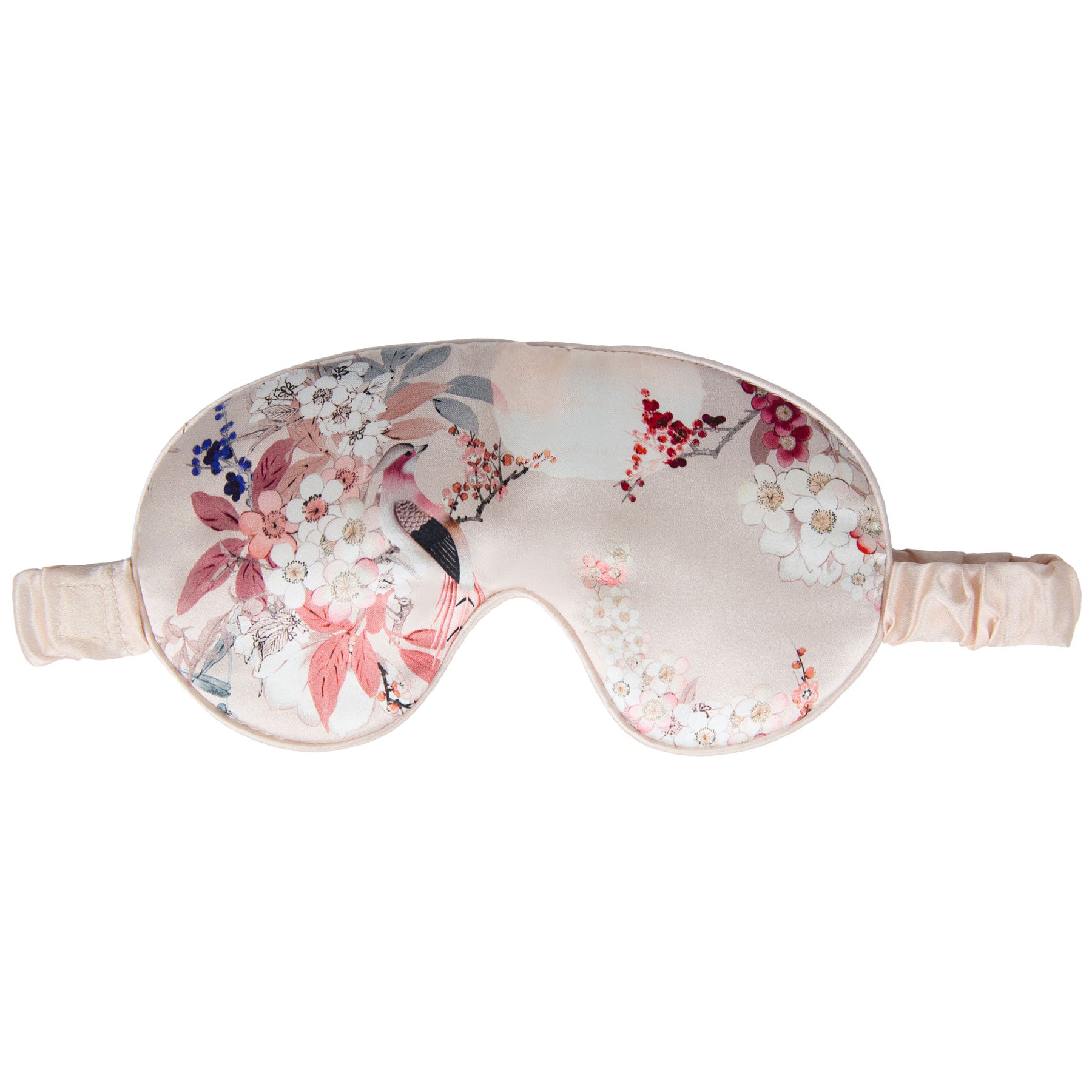 Helen Loveday Mulberry Silk Eye Mask Blossom